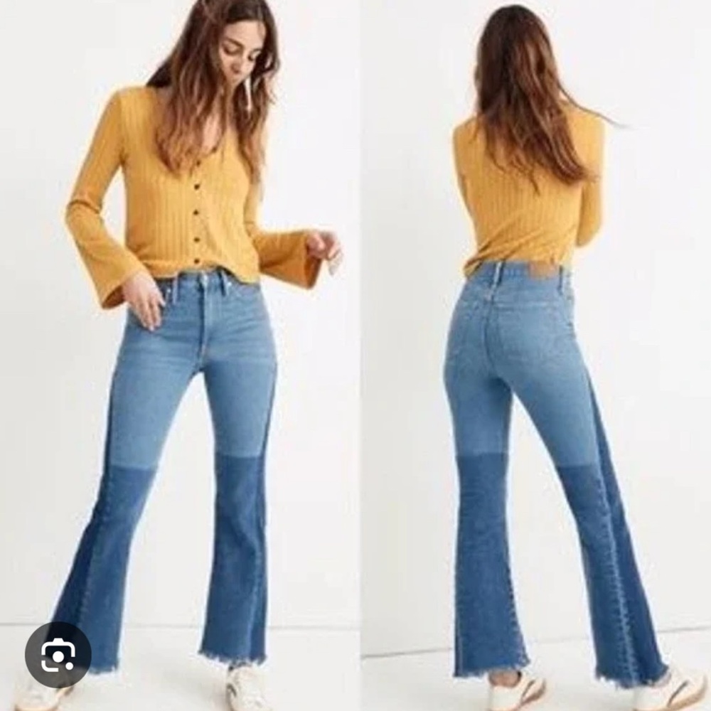 Madewell ISKO High Waist Flare leg Jeans 25